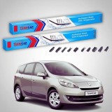 Cumpara ieftin Ștergătoare Renault Scenic III Grand Scenic 2009-2016 | Set Față Flat Premium &ndash; TeamCar&reg;