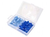 Set 50 Conectori IDC Crimpati Albastri pe Cablu