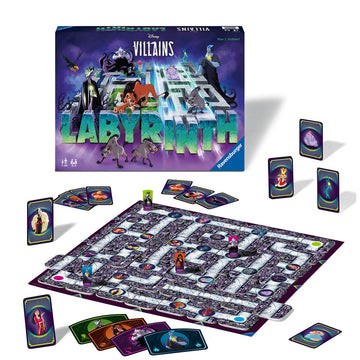 Labyrinth Villains Ravensburger, joc labirint pentru copii cu caractere Disney de la 7 ani, multilingv incl. RO