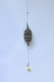 Montura de crap si caras cu momitor method feeder 70gr,carlig nr.8 cu spin de momeala pentru pop-up sau wafters