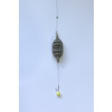 Montura de crap si caras cu momitor method feeder 70gr,carlig nr.8 cu spin de momeala pentru pop-up sau wafters