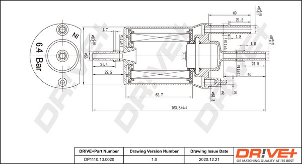 Dr!ve+ DP1110.13.0020 filtru combustibil