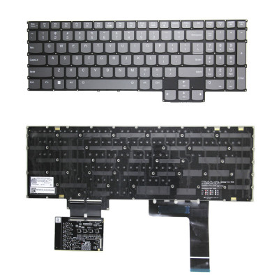 Tastatura Laptop, Lenovo, Legion S7 16IAH7 Type 82TF, iluminata RGB, layout US foto