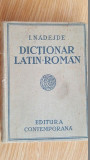 Dictionar latin-roman- I.Nadejde