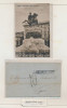 Italy 1852 Postal History Rare Postcard + Stampless Cover Milan to Lyon DG.015