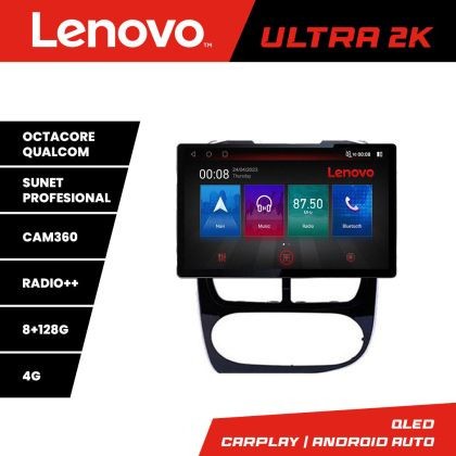 Navigatie Renault Clio 4 V1 N-467 ecran 13&quot; 2K 8+128 Android Waze USB Navigatie 4G 360 Toslink Youtube Radio KI CarStore Technology