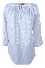 Bluza tip ie dama RD24, alb crystal , marimea 2XL foto