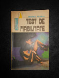 GEORGE ANANIA - TEST DE FIABILITATE