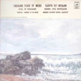 Disc vinil, LP. THOUSAND YEARS OF MUSIC-MADRIGAL ENSEMBLE OF OLD MUSIC-271603
