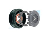 Cupla magnetica ambreiaj compresor A/C diametru 100 mm cu 6 caneluri, tip Denso 7SEU17C, Mercedes Clasa C W203, Clasa CLS C209/C219; Clasa E W211, Cl