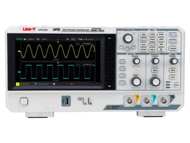 Osciloscop Digital UNI-T UPO1202 2 Canale 200MHz 1Gsps LCD TFT