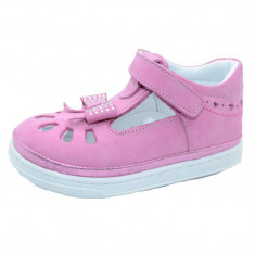 Pantofi ortopedici din piele pentru fetite SMALL FOOT SF1-R, Roz foto