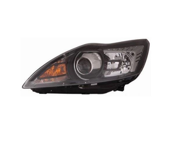 Far FORD FOCUS II (DA_), 01.2008-12.2010, partea stanga, VISTEON, D1S+H1+PY21W+W5W; electric; negru; cu motor; xenon