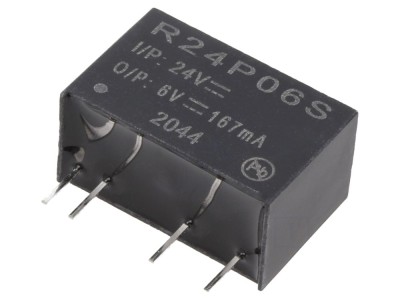 Convertor DC/DC 1W 24V la 6V foto