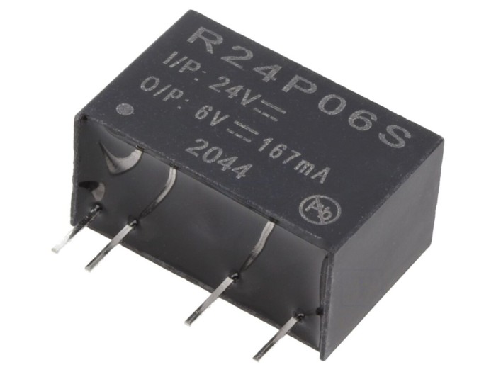 Convertor DC/DC 1W 24V la 6V