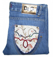 Blugi Barbati Jeans DOLCE &amp;amp; GABBANA - MARIME: 29 - (Talie = 76 CM) foto