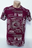 Tricou bărbați vișiniu - XXL