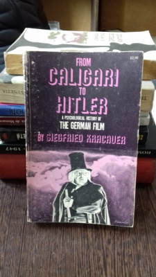 FROM CALIGARI TO HITLER - SIEGFRIED KRAUCAUER foto