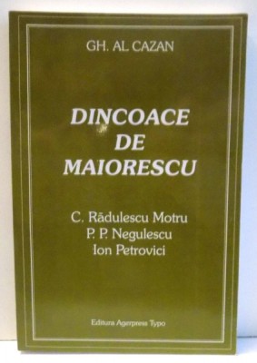 DINCOACE DE MAIORESCU de GH. AL CAZAN , 2004 foto