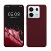 Husa Kwmobile pentru Xiaomi Redmi Note 13 Pro 5G/Poco X6, Visiniu, Silicon, KWM000020LF004C, Carcasa