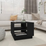 Gossi masuta de cafea, negru, 55x55x43 cm, lemn prelucrat