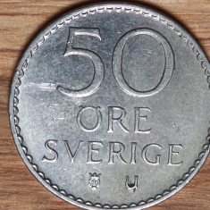 Suedia - moneda de colectie - 50 ore 1973 superba - Gustaf VI Adolf
