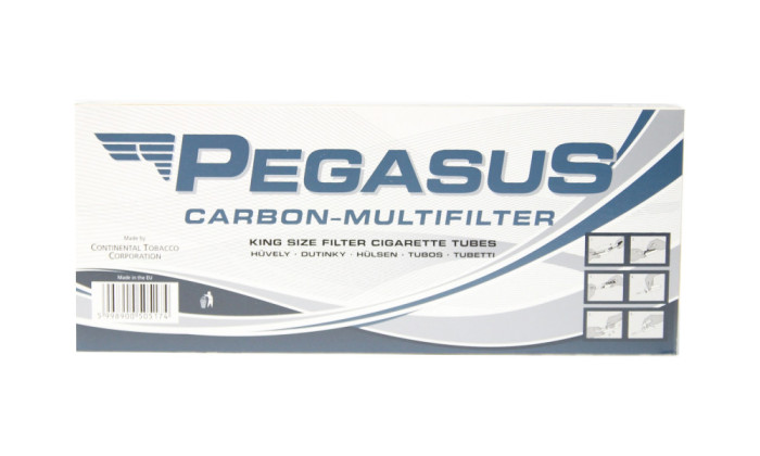 Tuburi tigari Pegasus White Multifilter Carbon (200)