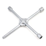 Cheie pentru roti tip cruce AMiO, 4 capete 17, 19, 21 mm si 1/2 inch