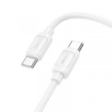 Cablu Date si Incarcare USB-C - USB-C HOCO X115, 240W, 1m, Alb