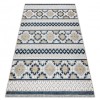 Covor Structural BOTANIC 65252 Boho, tesut plat pe balcon, terasa - gri, 157x220 cm