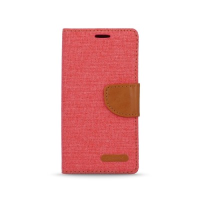 Husa LG K8 - Canvas Book (Rosu) foto