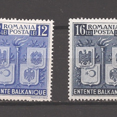 ROMANIA 1940, LP 137 - INTELEGEREA BALCANICA, MNH