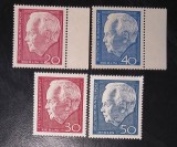 GETMANIA (BERLIN) 1964/1967 - PERSONALITATI. HEINRICH LUBKE, SERII MNH, PT1