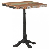 vidaXL Masă de bistro, 60 x 60 x 76 cm, lemn masiv reciclat