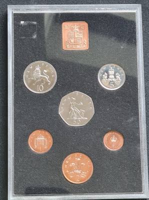 Marea Britanie si Irlanda de Nord set monetarie 1971 foto