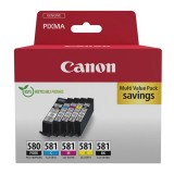 Canon original ink PGI-580 PGBK/CLI-581 CMYK, 2078C008, CMYK, blister s