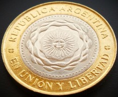 Moneda bimetal 2 PESOS - ARGENTINA, anul 2015 * cod 1149
