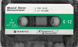 Musical Stereo Demonstration, Caseta audio