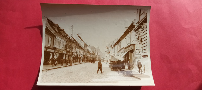 Brasov Brasso Kronstadt Foto Centru 21.6 X 16.5 cm