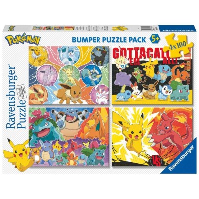 Ravensburger - Puzzle Pokemon 4x100 piese foto