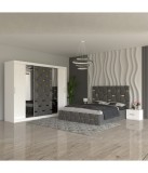 Dormitor Sofia Gri 160x200cm