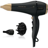 Uscator de par, Rowenta, Signature Pro Magic Nature, 2200 W, 6 setari, Negru