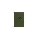 NASB Large Print Compact Reference Bible, Olive Leathertouch