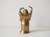 Statueta sculptura bronz placat aur, Buddha