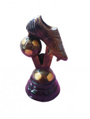 Trofeu gheata cu mingie, Fotbal, 23 cm, A-358 foto