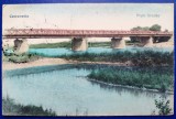 Bucovina - 1920 - Cernauti Czernowitz - Podul peste Prut Brucke - printata, color, circulata la Paris, timbre detasate, Editura Moritz Gottlieb