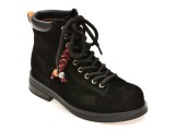 Ghete GRYXX negre, 590008, din piele intoarsa