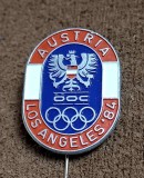 Insigna Sportiva - Comitetul Olimpic din AUSTRIA-Jocurile Olimpice LOS ANGELES 1984