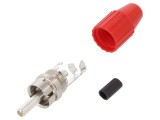 Conector RCA tată drept, lipire