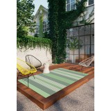 Covor Premium Belgian Model Sparta 19686-642, Marime 80 x 150 cm, Verde, Antialergic, Polipropilena, Living, Dormitor, Sufragerie, Birou